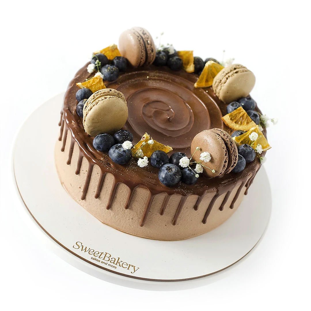 Sweet-bakery-Tarta-Drip-Corona-Macarons