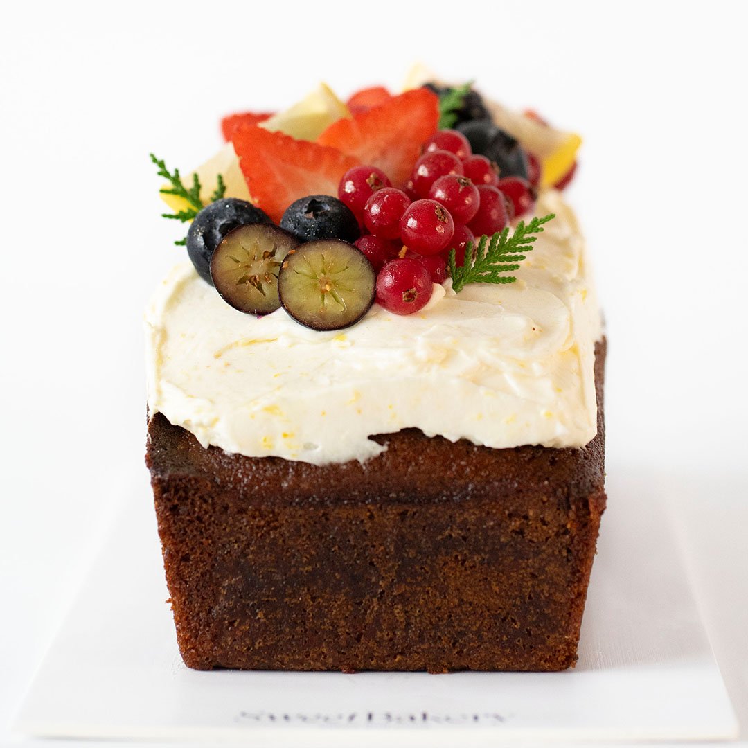 Bizcocho de Limón y Frutos Rojos
